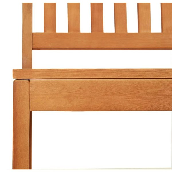 Berkfield Garden Bench 80 cm Solid Wood Eucalyptus