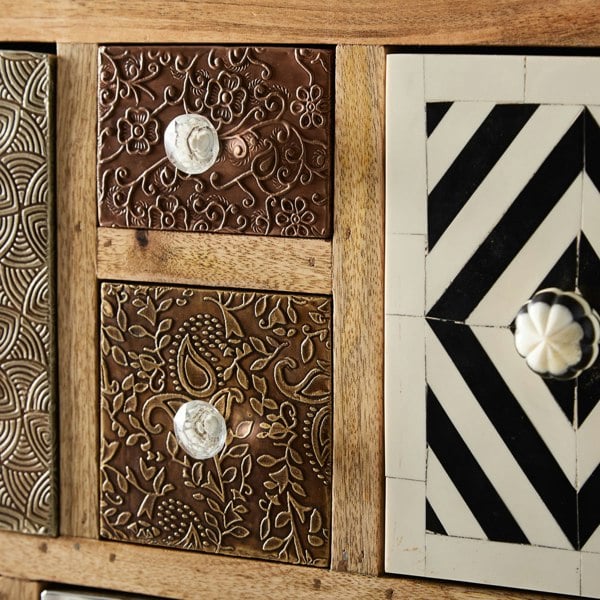 IH Design Seamon reclaimed wood Multi Drawer Chest