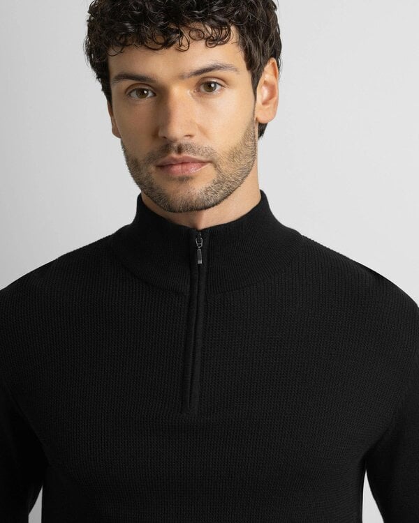 Steel & Jelly Knitted 1/4 Zip Jumper