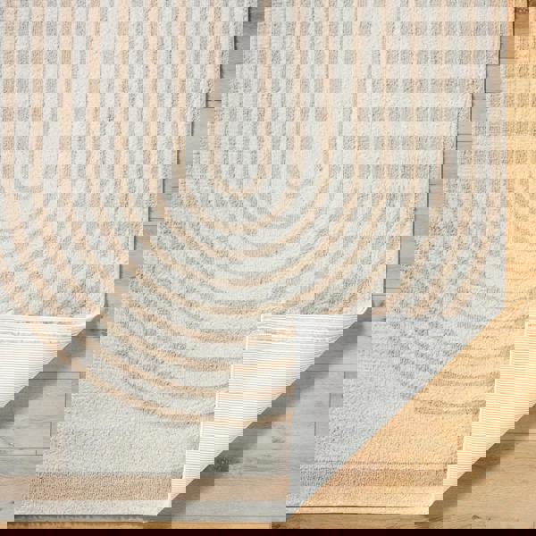 Livabliss Fossay Shag-Washable Beige Modern High Pile Rug