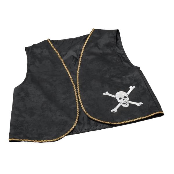 Bristol Novelty Unisex Adults Distressed Pirate Waistcoat - Black - 
