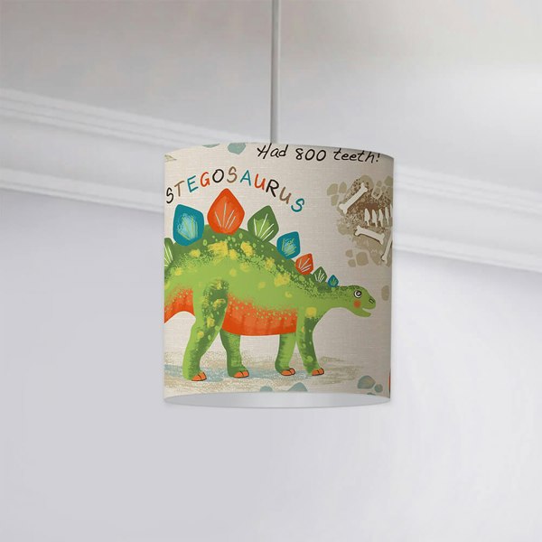 Dinosaur Discovery Ceiling Lampshade Lampshade - Happy Linen Company