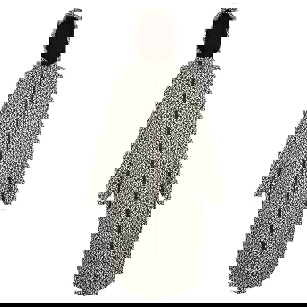 Regatta Womens/Ladies Orla Kiely Jasmine Flower Changing Robe - Black