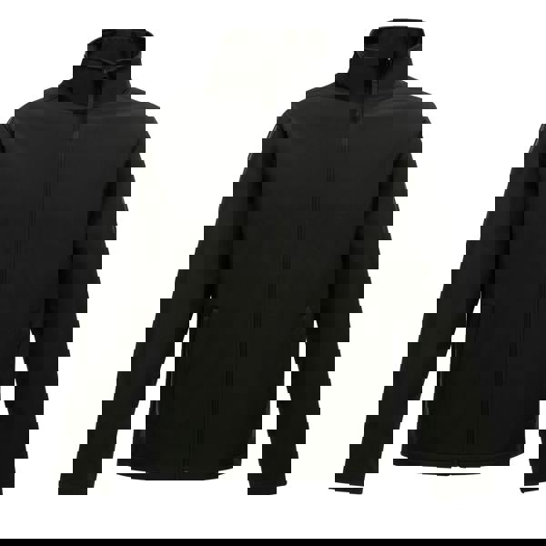 Regatta Mens Ablaze Printable Softshell Jacket - Black/Black