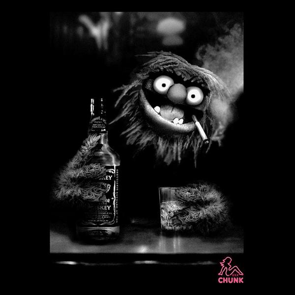 Whiskey Drinker Black T-Shirt