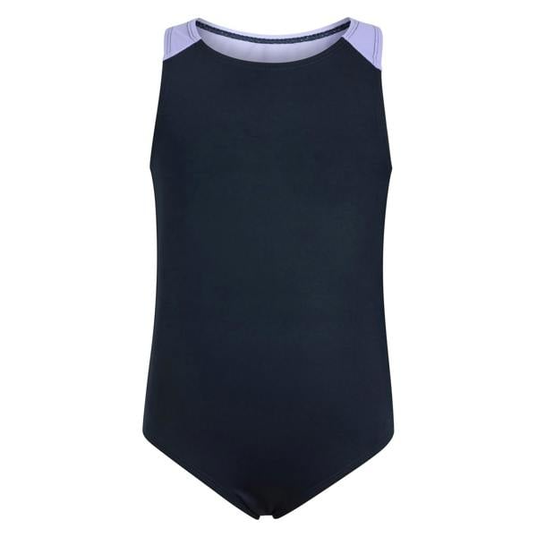 Mountain Warehouse Girls Sporty One Piece Swimsuit - Navy