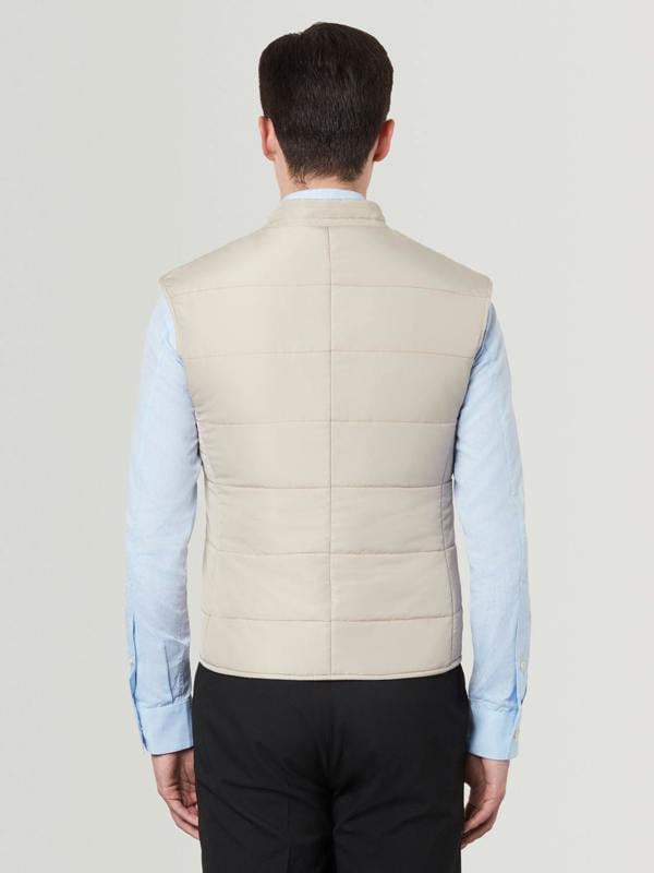Quilted Gilet Sand