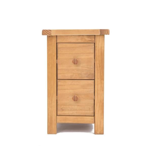 Lugo 2 Drawer Petite Bedside Table