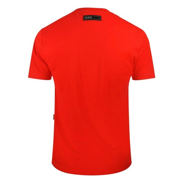 Plein Sport Bold Branded Logo T-Shirt - Red