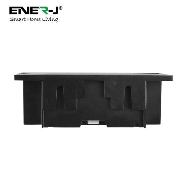 ENER-J 2 Pc Pack Solar Powered Deck / Fence Light with 5 LEDs, 2 Colour Switchable - 3000K & 6000K