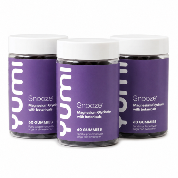 Yumi Nutrition Snooze Magnesium Glycinate Gummies, 60 Blueberry Flavour
