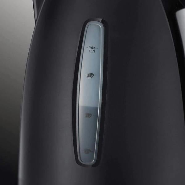 Russell Hobbs Textures 1.7L Black Kettle