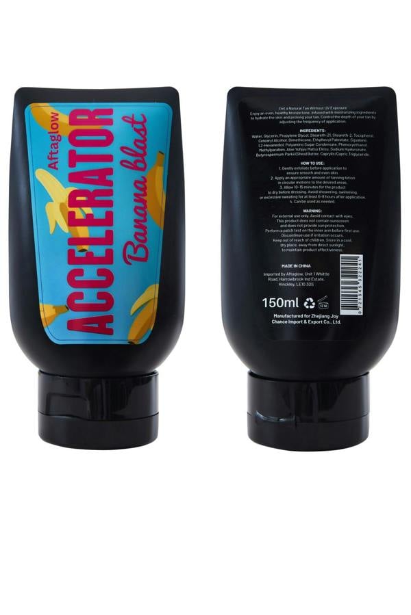 Groundlevel Banana Accelerator Sunbed Tanning Lotion – Deep Tan | Fast Results
