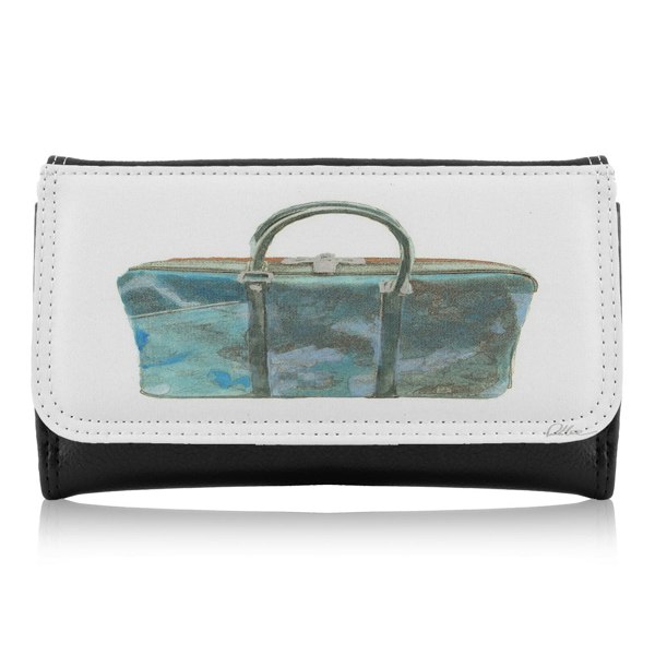 Benjamin Tate Design Green Handbag Maxi Purse