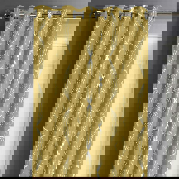 Velosso Onyx Blackout Eyelet Door Curtain - 117cm x 213cm
