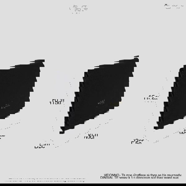 Assots London 'CLAIRE' Black Polished VT Vintage Leather Flap Over Purse