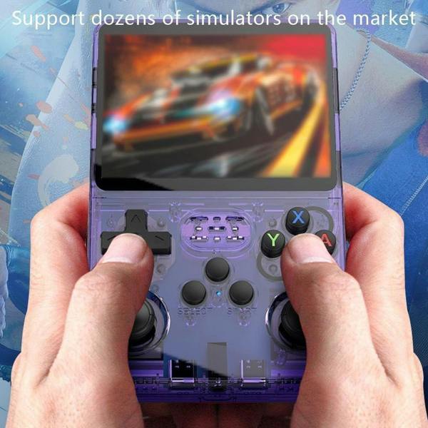 Dyzi R36S Retro Handheld Game Console 3.5" IPS Display USB Rechargeable