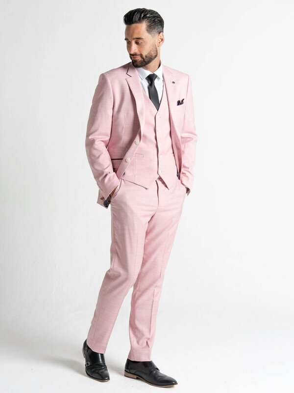 V2 Classic Henry - Rose Three Piece Suit