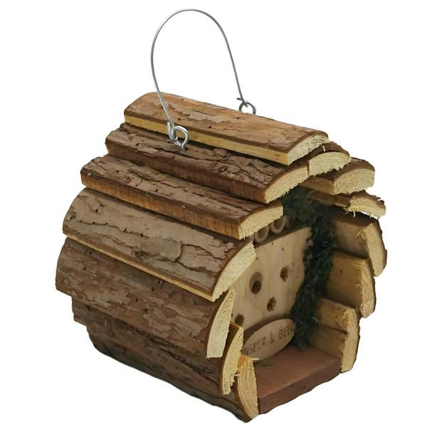 Gr8 Garden Wooden Insect and Bee Hotel House Hanging Garden Wildlife Nest Box