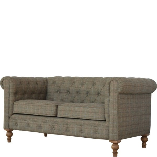 Artisan Furniture Multi Tweed 2 Seat Chesterfield