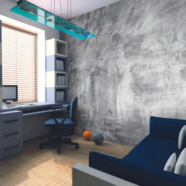 Origin Murals Concrete Wall Mural - Grey