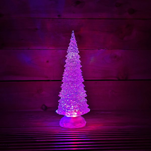 Samuel Alexander 30cm Dual Power Water Spinner Christmas Tree with Timer & Colour Changing LED's
