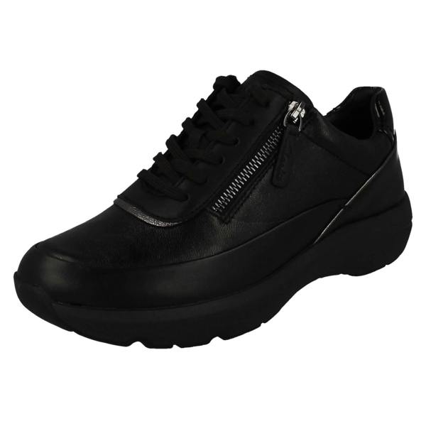 Clarks Womens Clarks Zip Detail Trainers Tivoli Zip