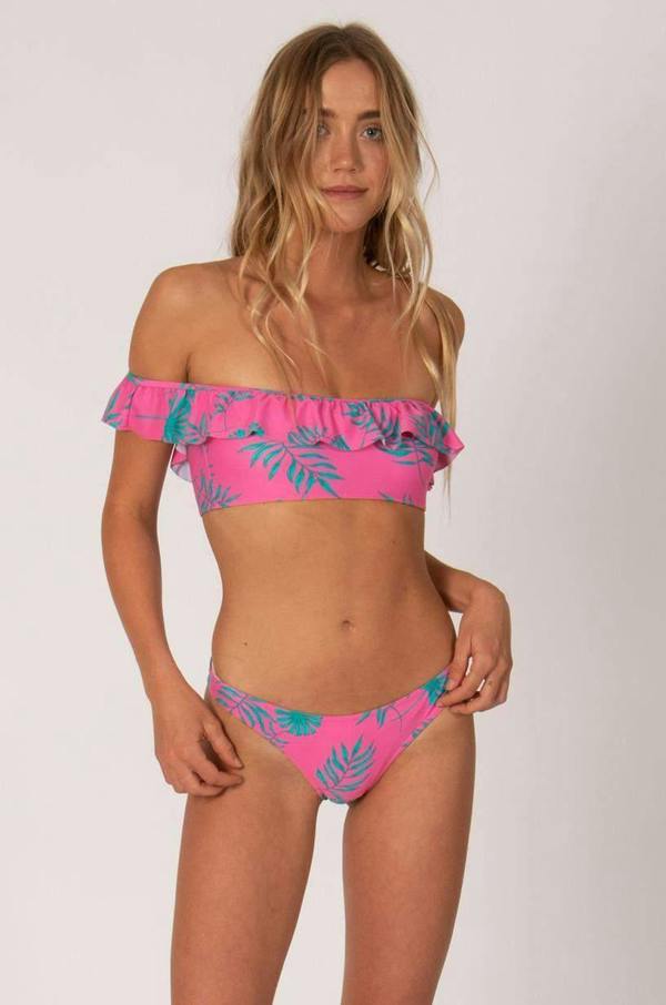 Sisstrevolution Annabelle bandeau bikini - Pop Pink - S