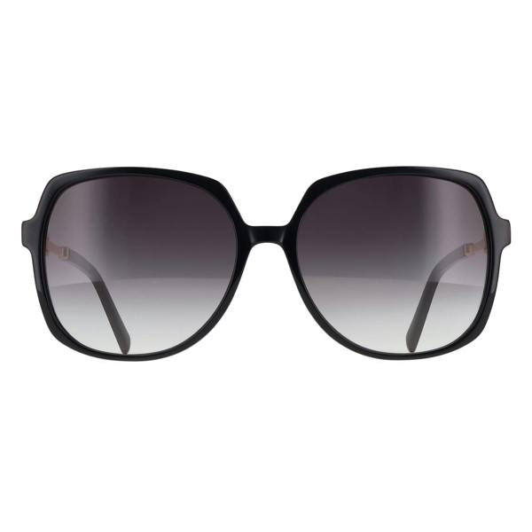 Karen Millen Sunglasses KM5065 Thea 001 Black Smoke Grey Gradient