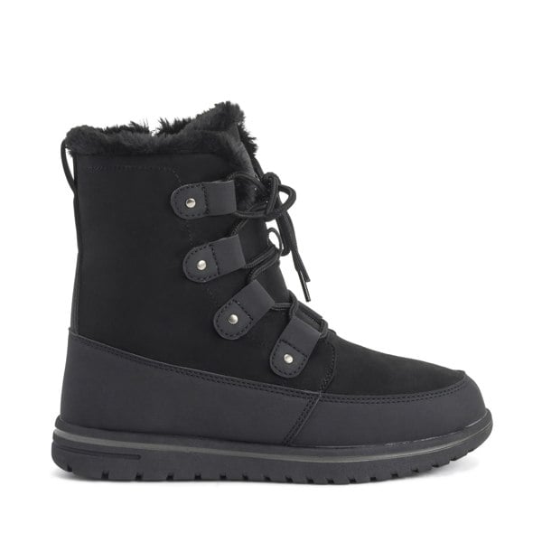 VIVA Polar Boot Women's Fleece Lined Snow Winter Hiking Durable Ankle Boots