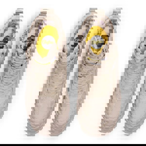 Buffalo ASPHA COM1 - Women’s Beige Combat Platform Boots