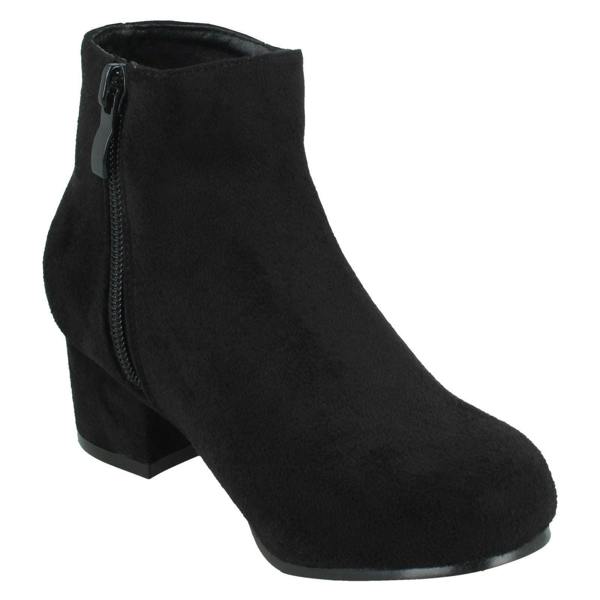 Spot On Girls Spot On Heeled Ankle Boots