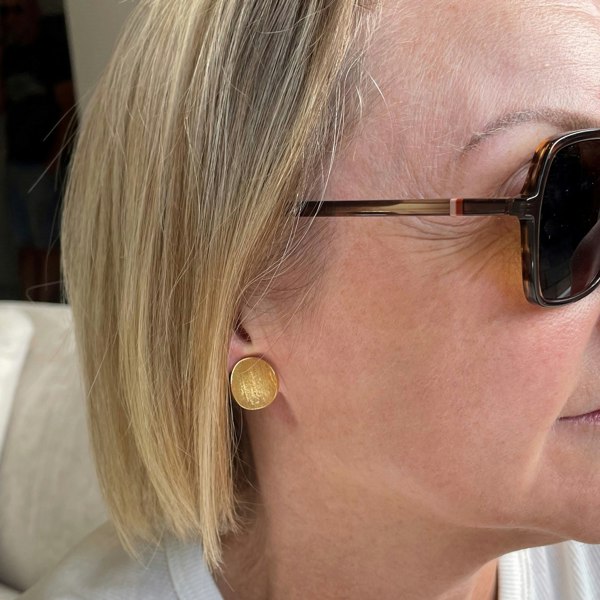 Cachet London Caspain Gold Clip On Earrings