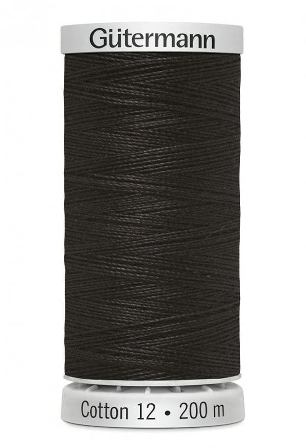 Gutermann No 12 Sulky Cotton Embroidery Thread 200m Cotton Thread Suitable For Embroidery