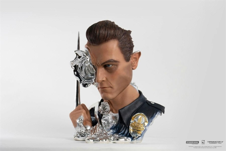 MCSlots Terminator 2 T-1000 Painted Art Mask Deluxe Edition 1:1 Scale PA006TE2