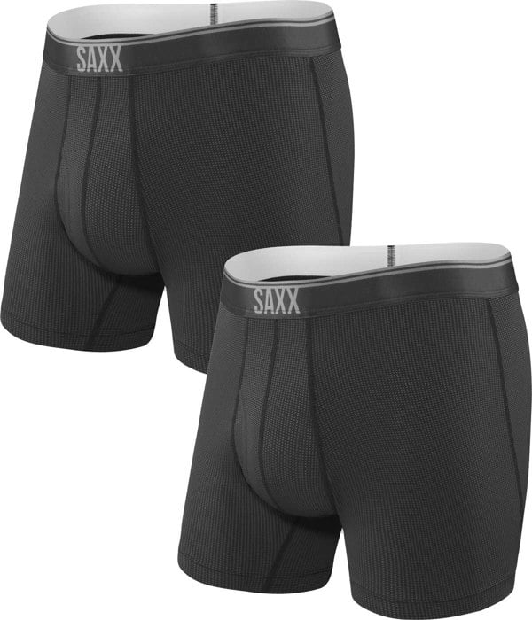 SAXX Men's 6" Quest Quick Dry Mesh Boxer Briefs {SAXX-BB70F}