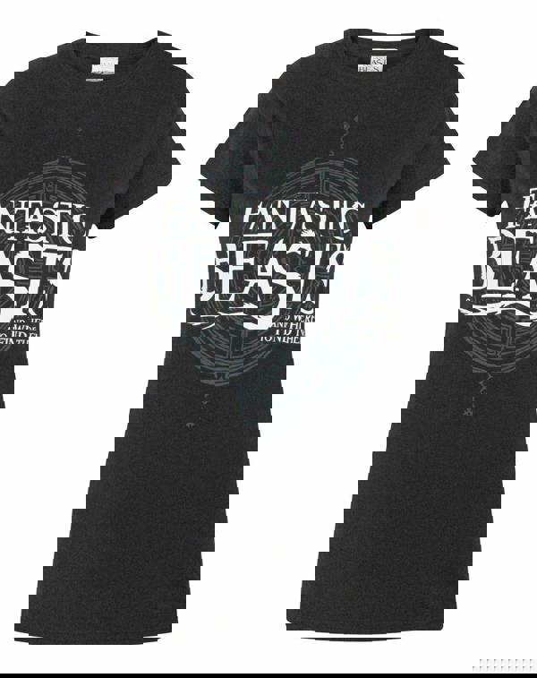 Fantastic Beasts And Where To Find Them Womens Black Logo Short Sleeved T-Shirt