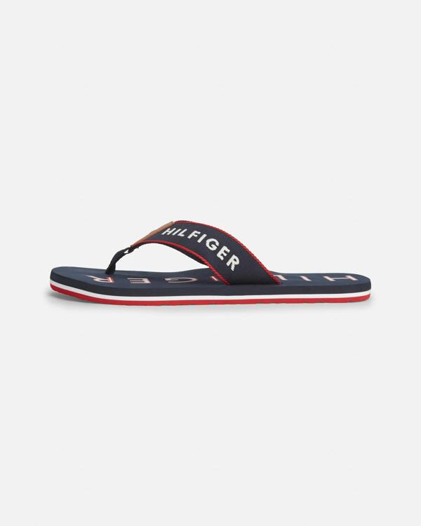 Tommy Hilfiger Sporty Hilfiger Mens Beach Sandals - Desert Sky