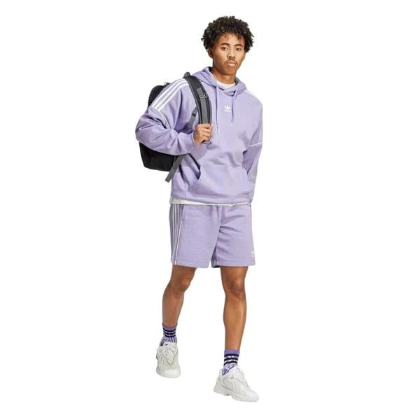 Adidas Mens Essential 3 Stripes Athletic Shorts - Lavender - 