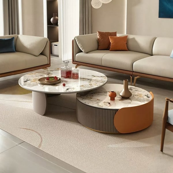 Audrey Nesting Coffee Table, Sintered Stone-Rit Concept-Rit Concept