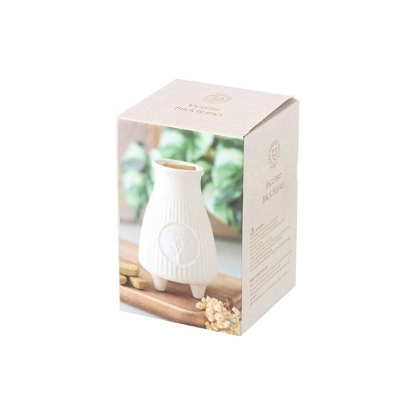 Serano Cream Ribbed Palo Santo Brick Burner