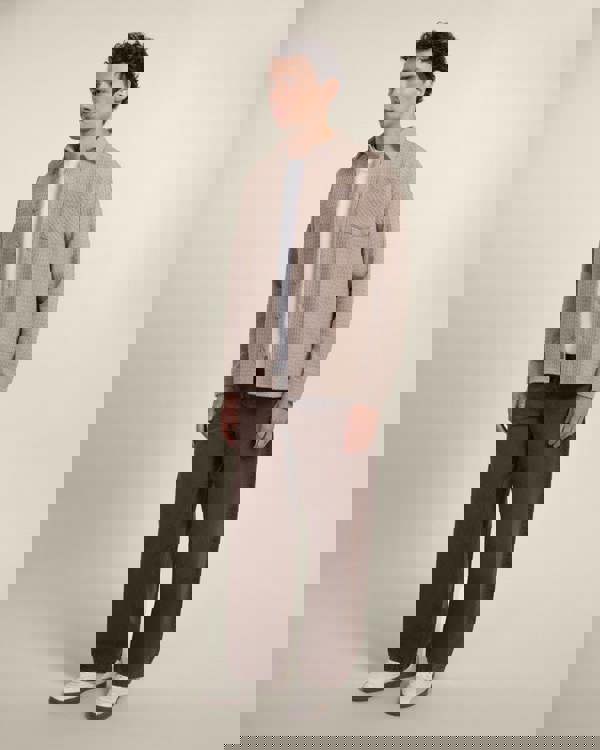 Larsson & Co Stone Textured Overshirt