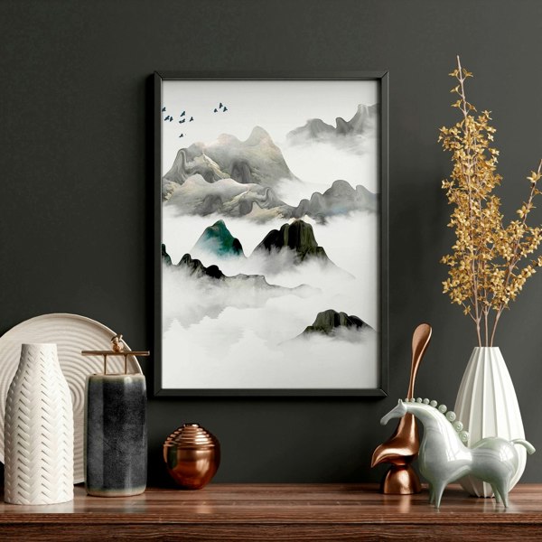 Japanese room decor | set of 3 wall art prints