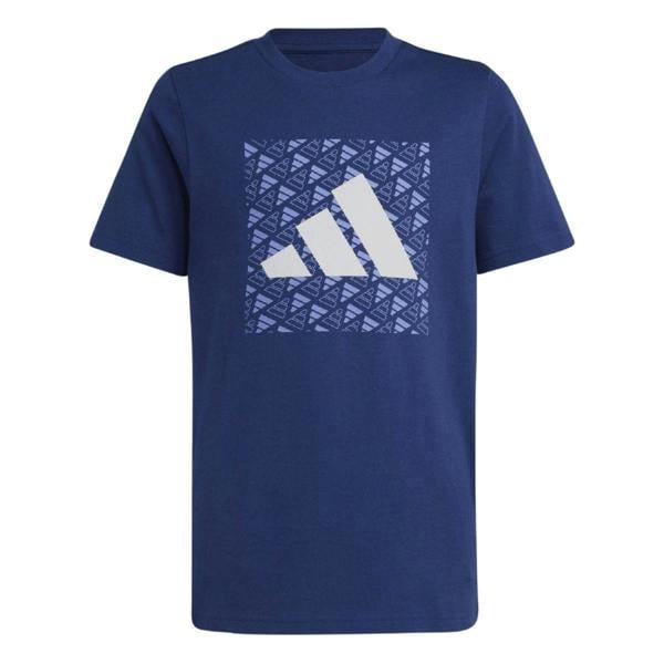 Adidas Childrens/Kids Monogram T-Shirt - Blue - 