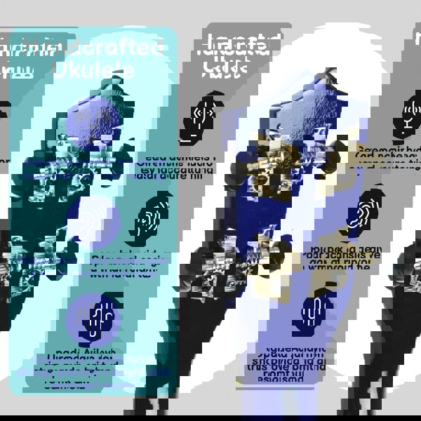 A-Star Soprano Ukulele With Bag Ukuleles#Colour_Blue