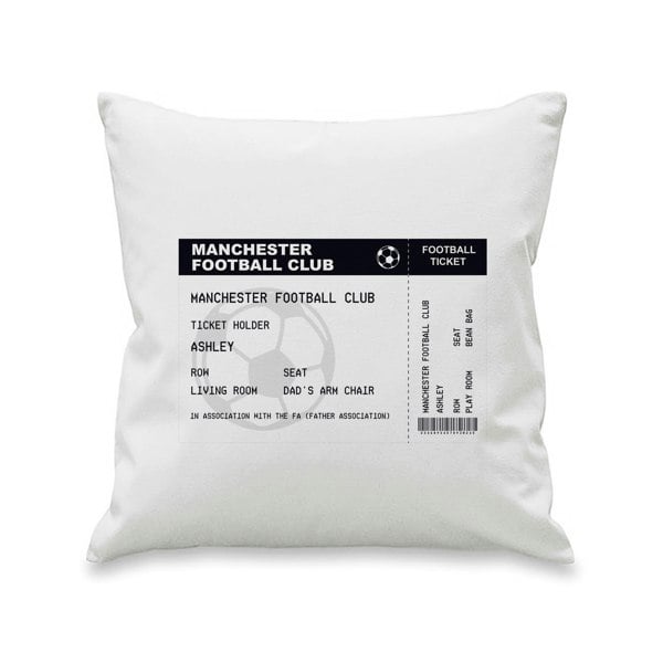 Personalised Memento Company Personalised Football Ticket Cushion