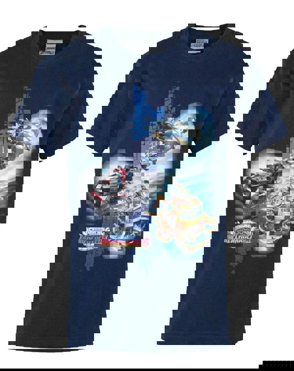 Skylanders Boys Blue Superchargers Short Sleeved T-Shirt