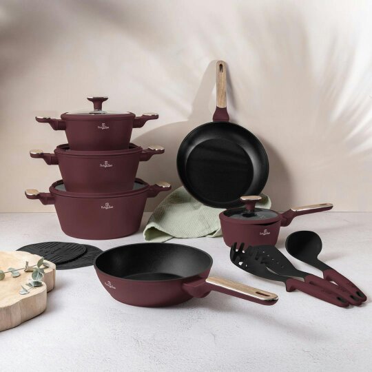 Berlinger Haus BH8306 – Leonardo Nordic 15 Piece Cookware Set