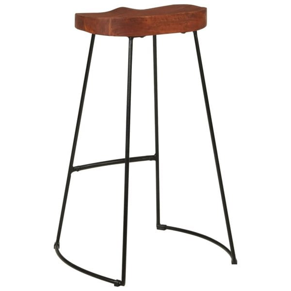 Berkfield Gavin Bar Stools 2 pcs 50x40x78 cm Solid Wood Mango