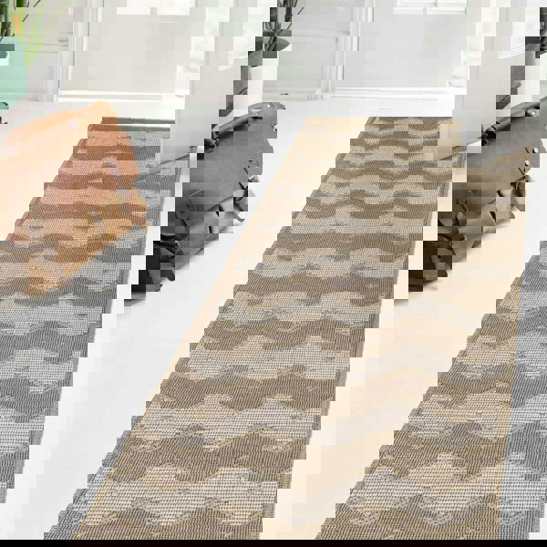 Beige Jute-Look Washable Rugs | Stylish & Easy-Clean